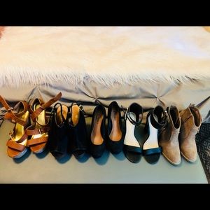 High heels, wedges & high heel cowgirl boots